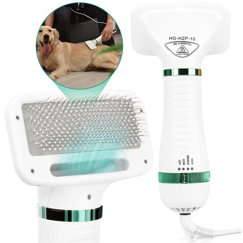 Secador Escova -  Pet  Star - O Secador que Penteia e Remove os Pelos do seu Pet