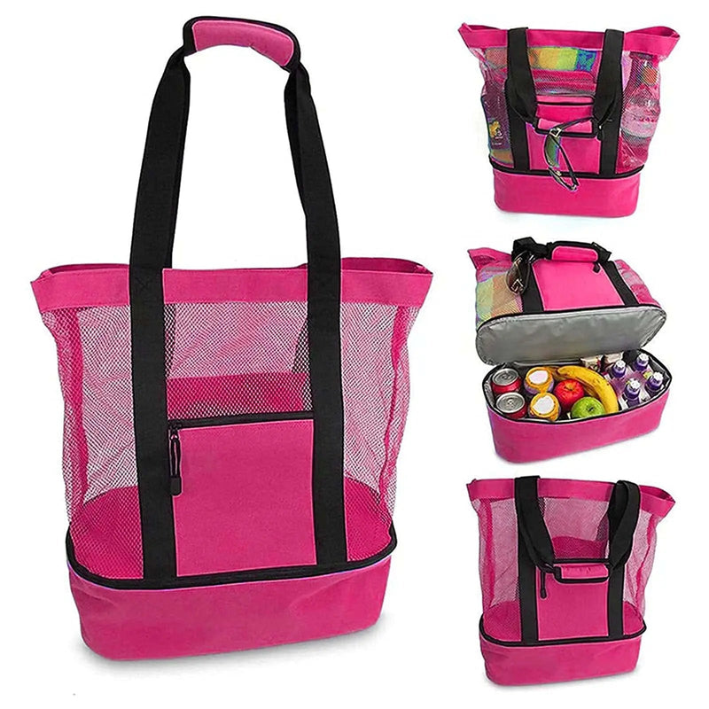 Bolsa Para Praia Com Compartimento Térmico