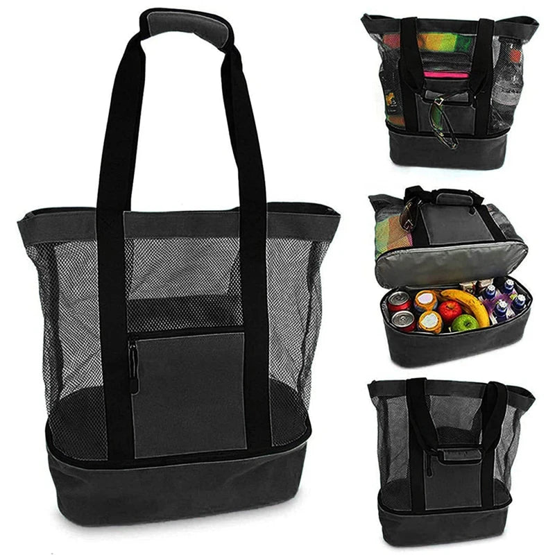 Bolsa Para Praia Com Compartimento Térmico