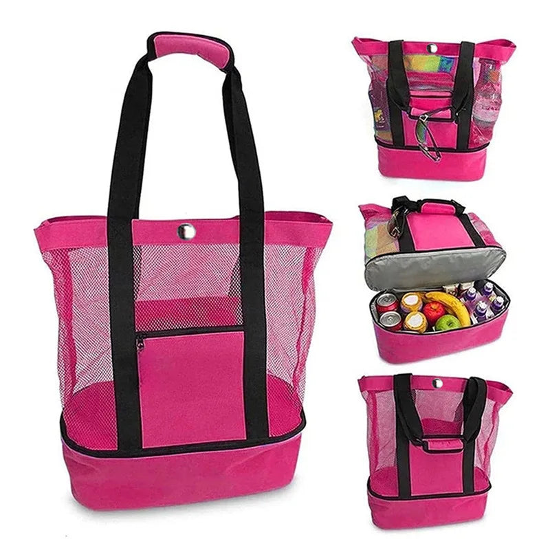 Bolsa Para Praia Com Compartimento Térmico