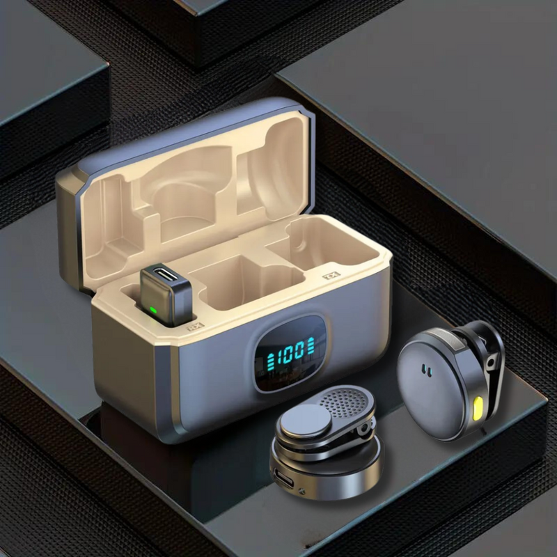 Microfone de Lapela sem fio- Clear Sound- Audio Profissional,