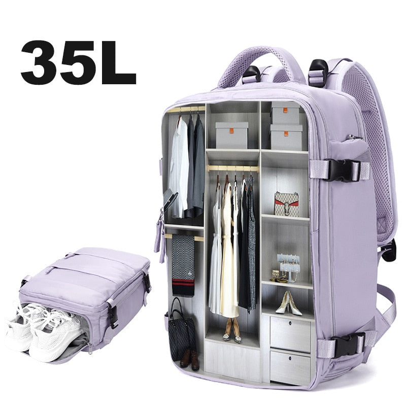 Mochila de Viagem - TravelBag- Espaçosa e Moderna.