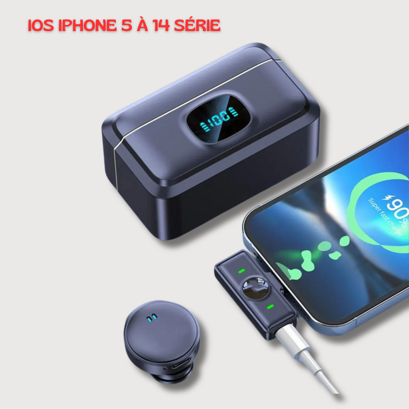 Microfone de Lapela sem fio- Clear Sound- Audio Profissional,