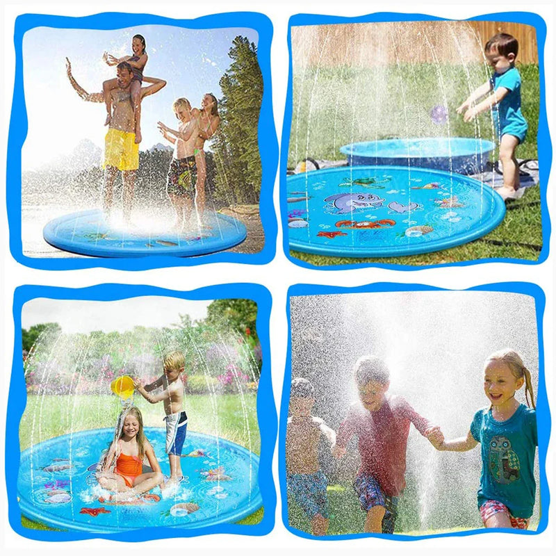Piscina Tapete Inflável Com Esguichos- Splash Brink