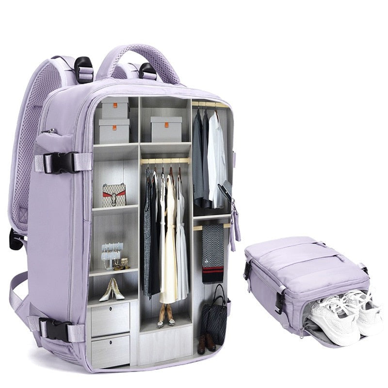 Mochila de Viagem - TravelBag- Espaçosa e Moderna.
