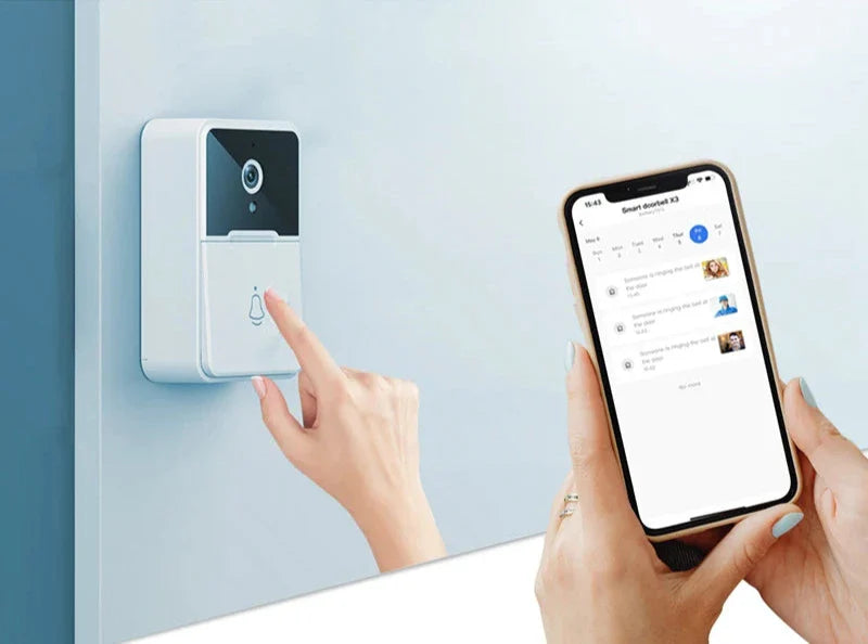 Campainha Inteligente com Câmera Wi-Fi Sem Fio- Home Protect- Segurança e modernidade para sua casa.