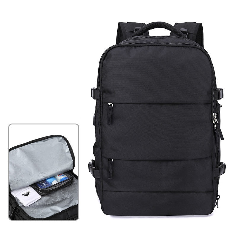 Mochila de Viagem - TravelBag- Espaçosa e Moderna.