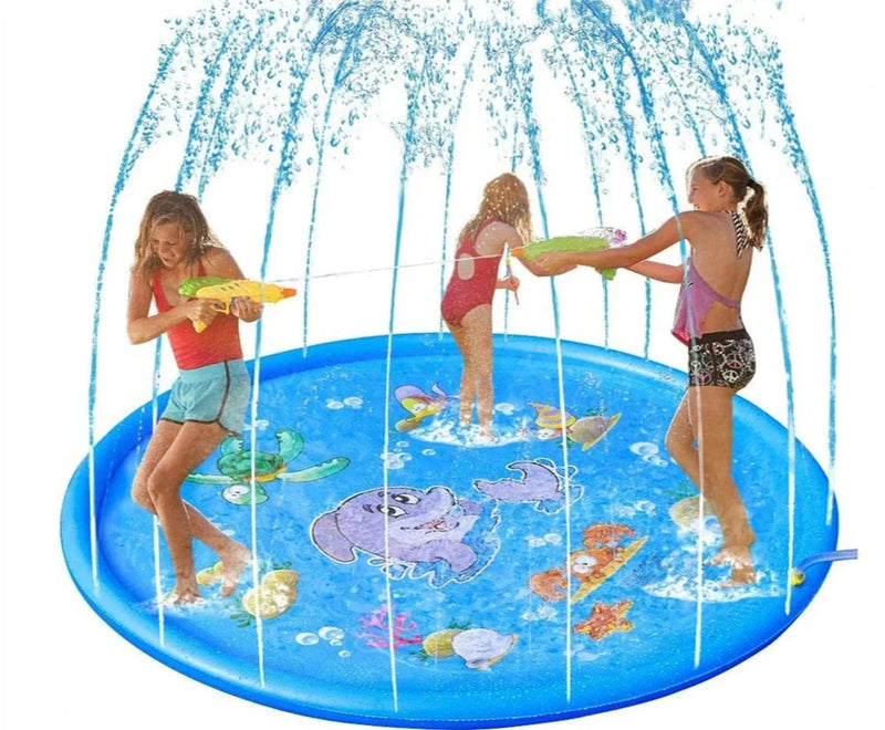 Piscina Tapete Inflável Com Esguichos- Splash Brink
