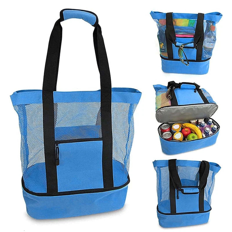 Bolsa Para Praia Com Compartimento Térmico