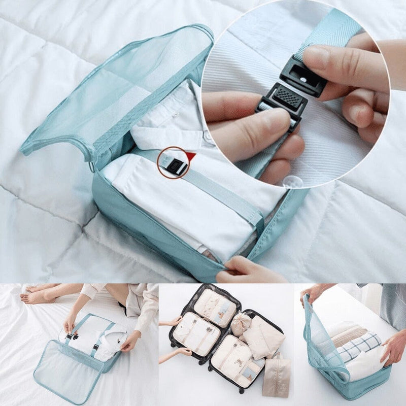 Bolsas Organizadoras Para Mala de Viagem- KIT TRAVEL BAG